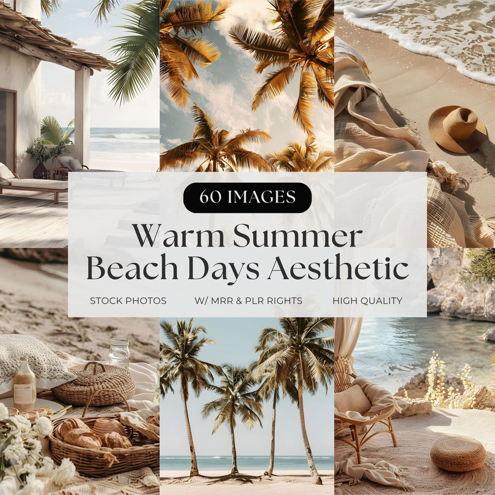 60 Summer Beach Stock Photos