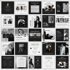 Modern Business Coach Instagram Template Bundle