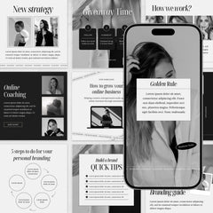 Modern Business Coach Instagram Template Bundle