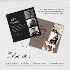 Modern Business Coach Instagram Template Bundle