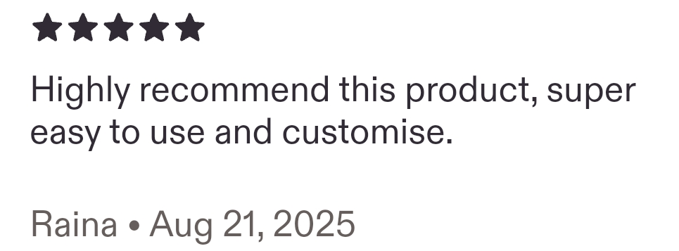 Customer review