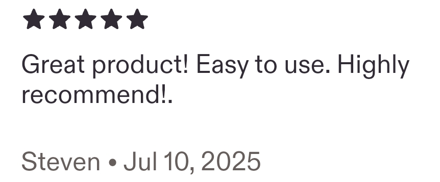 Customer review