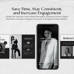 Modern Business Coach Instagram Template Bundle