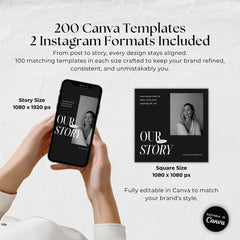 Modern Business Coach Instagram Template Bundle