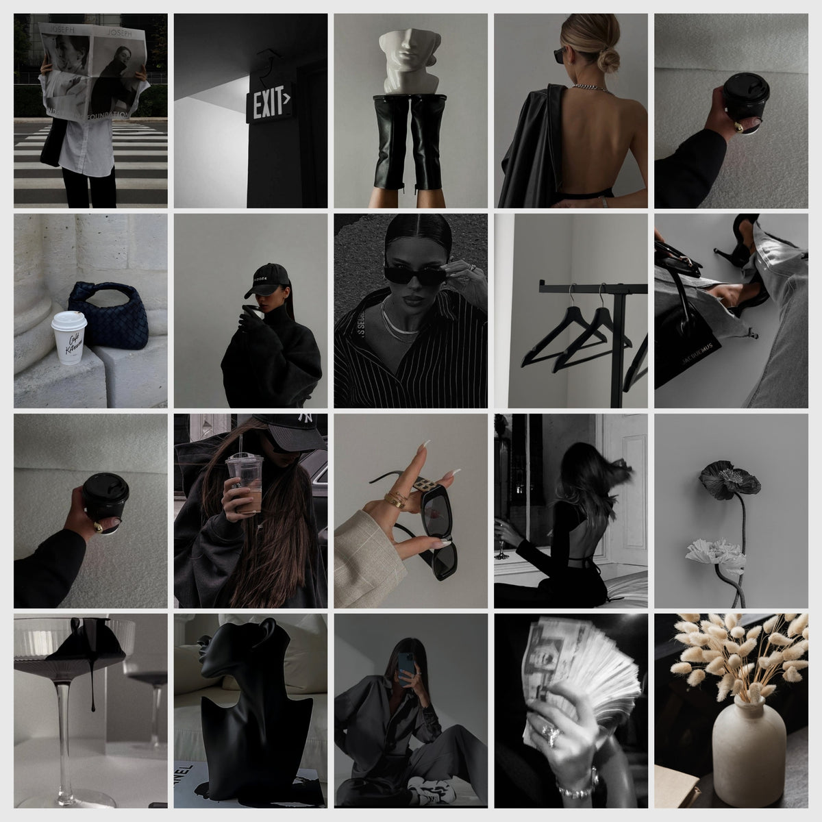 Luxe Dark Aesthetic Stock Images