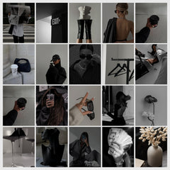 Luxe Dark Aesthetic Stock Images