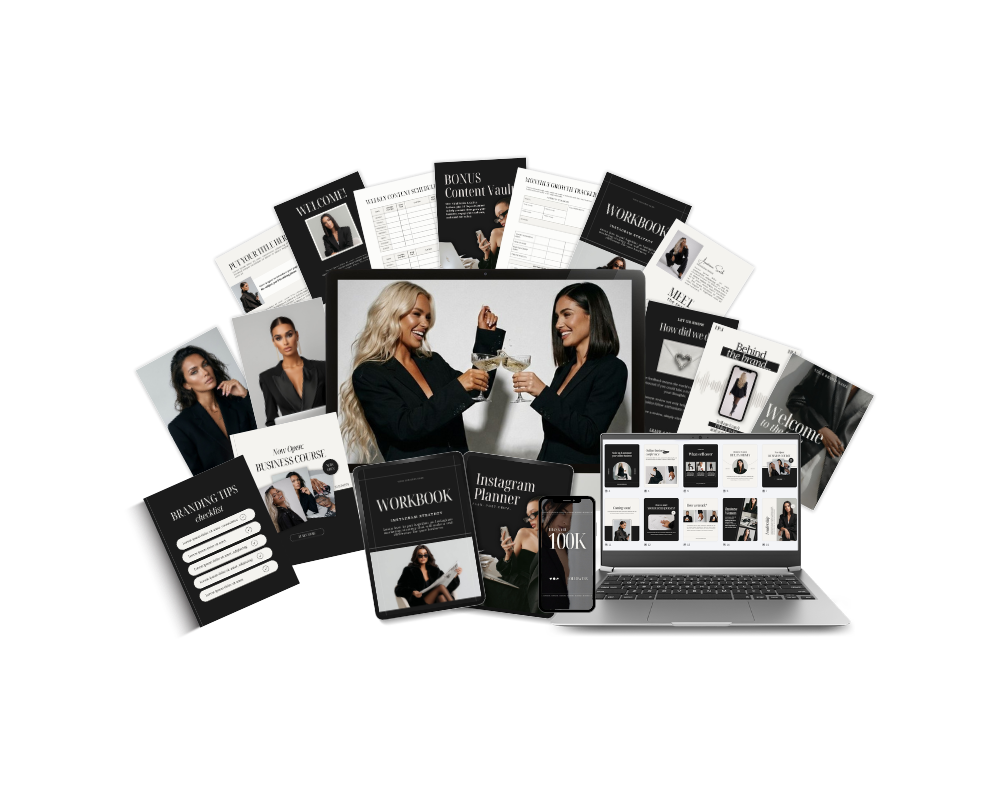 The Grow Kit: Editorial Black complete brand world