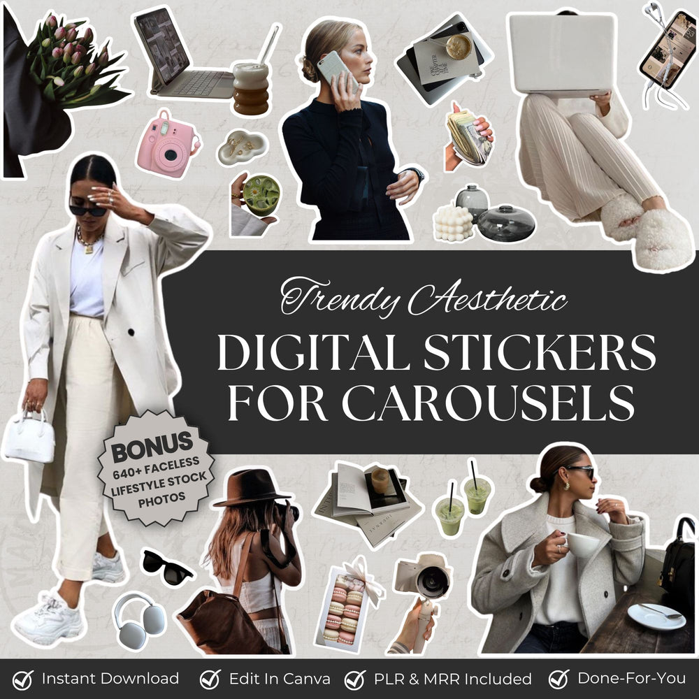 Trendy Instagram Carousel Stickers